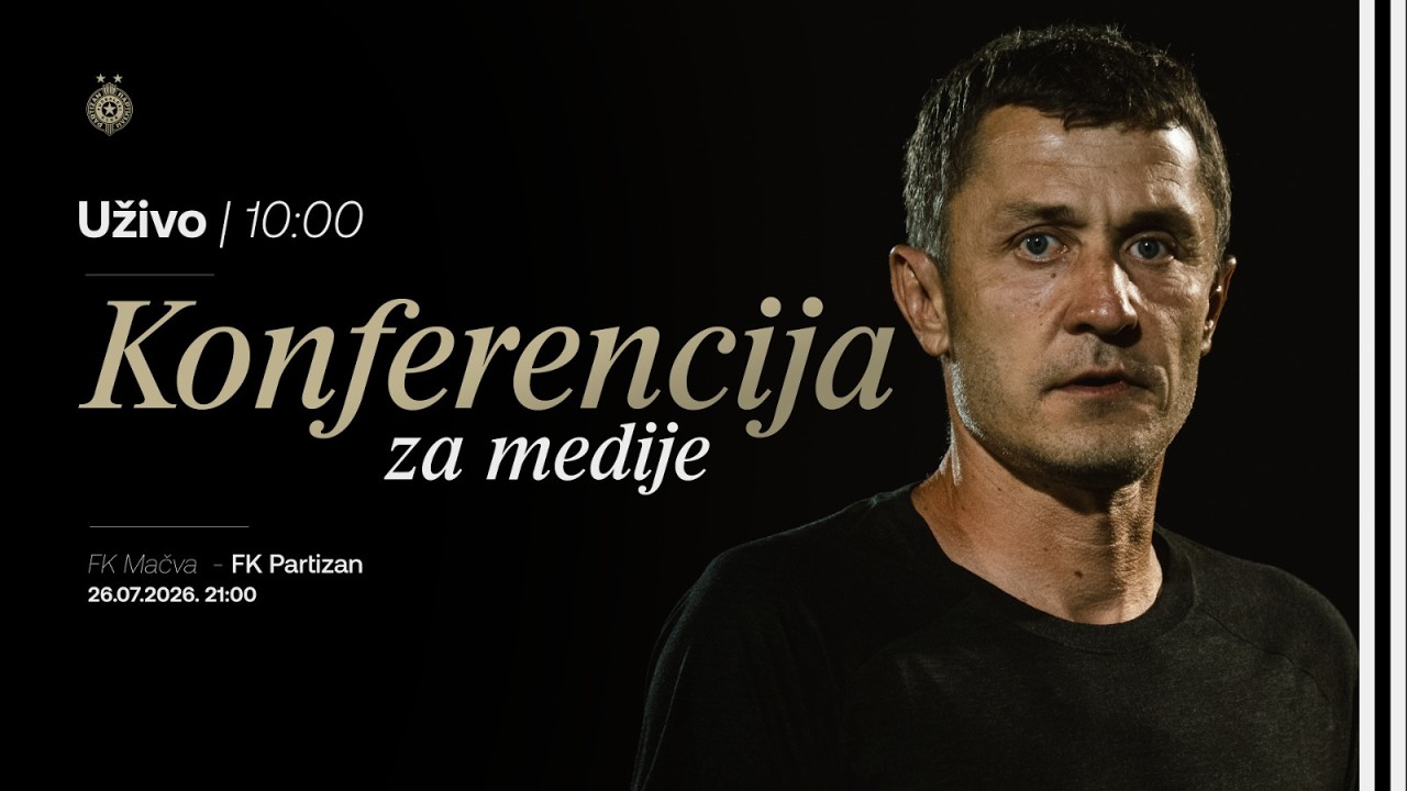 Konferencija za medije pred meč 2. kola SLS, FK Mačva - FK Partizan