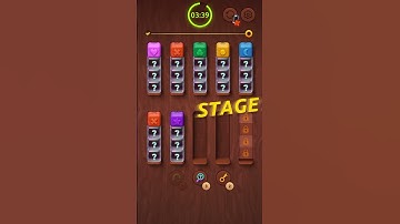 Colorwood Sort Puzzle Game Level #16 (Android, iOS)  #puzzlegames  #puzzle #sort