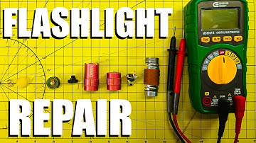 Flashlight not working? Do this to get it working. How to fix a flashlight. Nebo flashlight repair.
