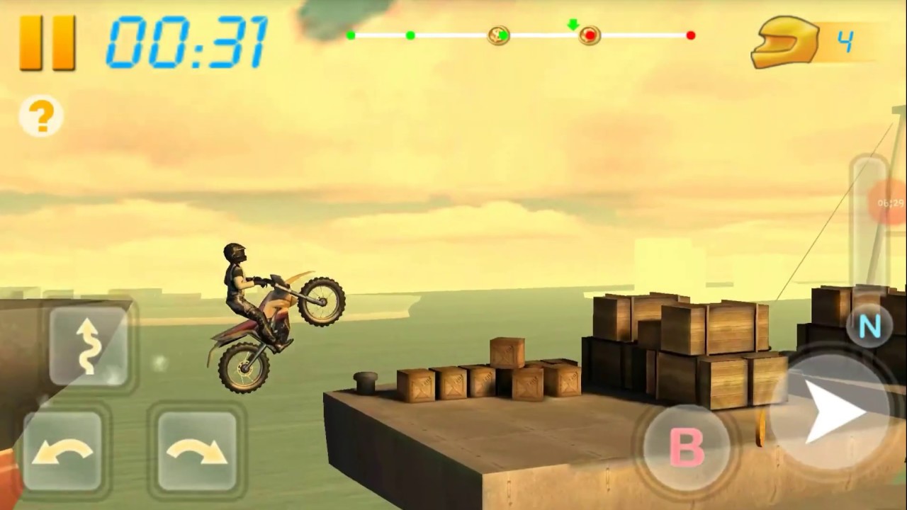 Bike stunt game [ gameplay 1] , TechARK Gaming YouTube