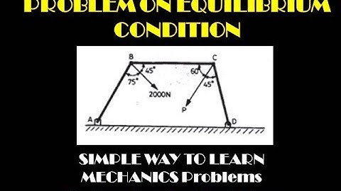 PROBLEM ON EQUILIBRIUM CONDITION    USING  LAMI