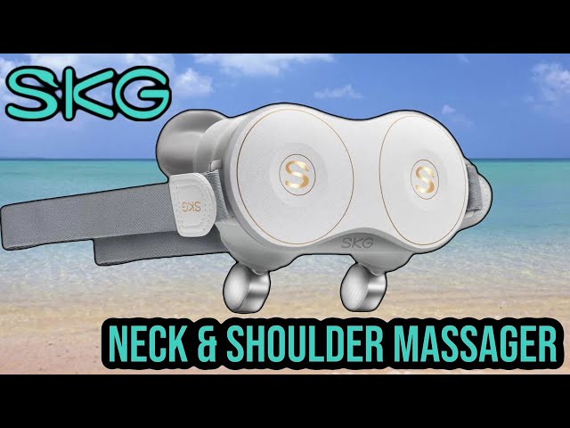 SKG H7 Shiatsu Neck and Shoulder Massager, Neck Massager with Heat for Pain Relief Deep Tissue, Electric Kneading Massager with 4 Heating Levels and