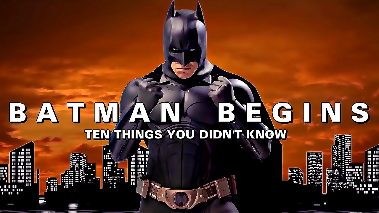 10 Things You Didn't Know About BatmanBegins - YouTube