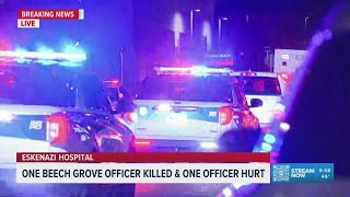 Watch Police For Fallen Beech Grove Officer From Eskenazi Hospital To Coroners Office