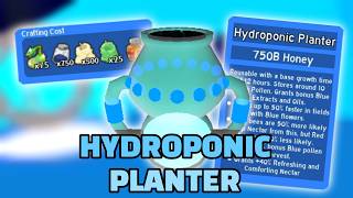 Crafting Hydroponic Planter! (Roblox BSS)