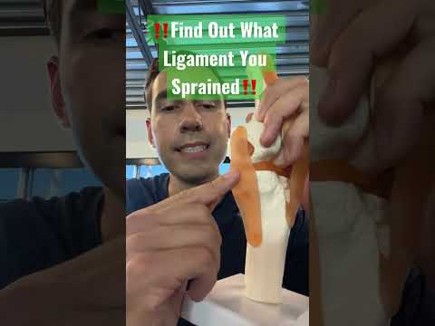 Knee ligament sprain