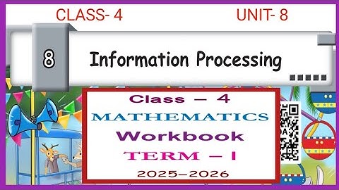 Information Processing, Class- 4, maths workbook answers term1 