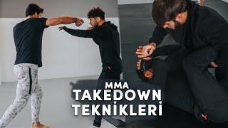 Ağir Raki̇ple Dövüşmek Mma Takedown Tekni̇kleri̇