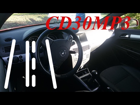 CD30MP3. Магнитола Opel Astra H. Как достать и установить AUX.