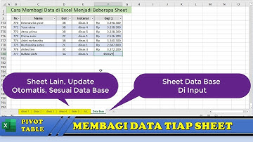 Cara Membagi Data di Excel Menjadi Beberapa Sheet ( Pivot Table )