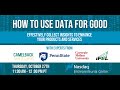 How to Use Data for Good