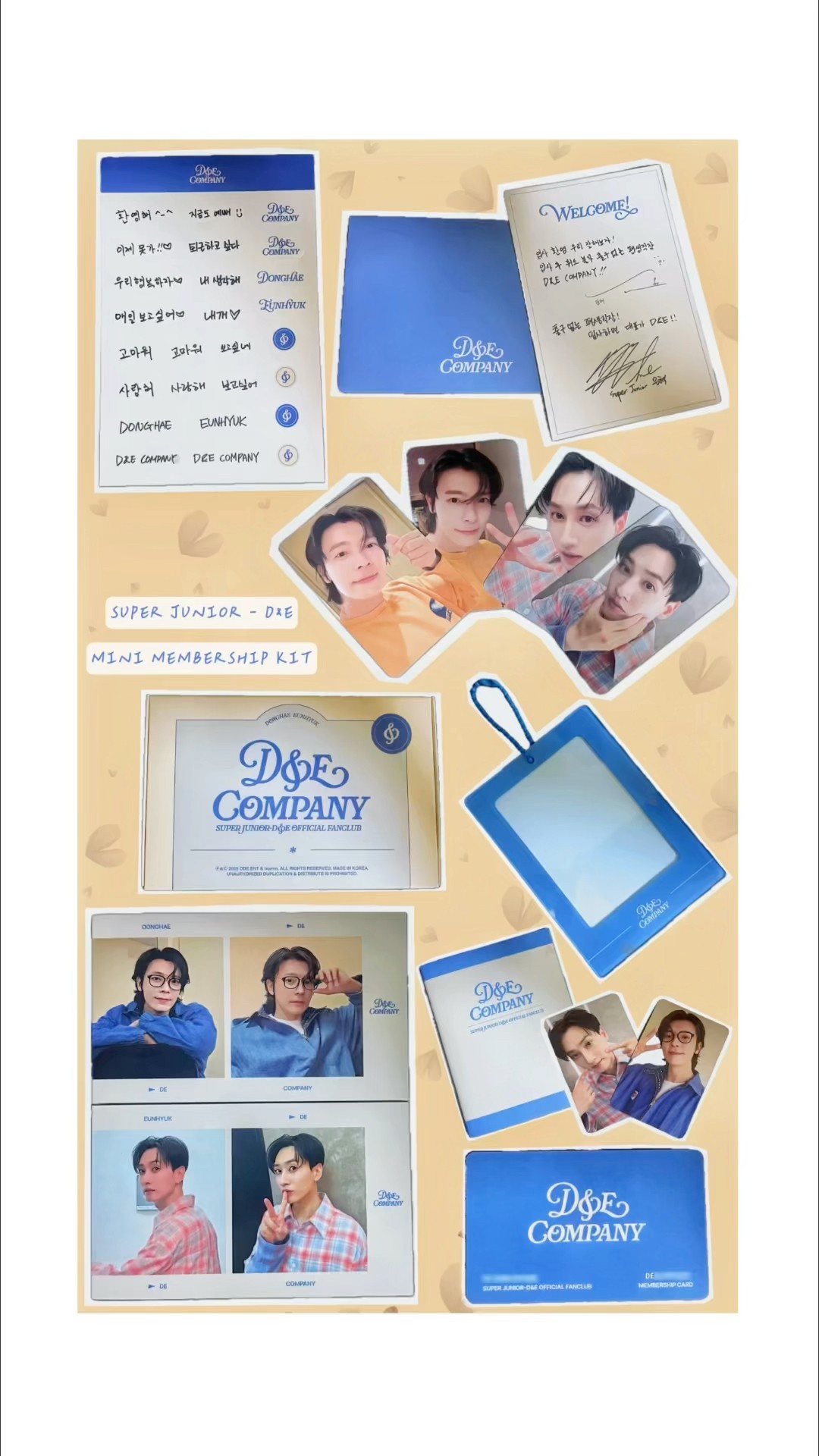 SUPER JUNIOR D&E MINI MEMBERSHIP KIT トレカ SUPER JUNIOR - D&E MINI MEMBERSHIP KIT|Su3開箱 - YouTube