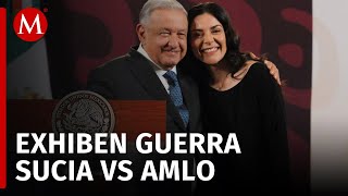 Vilchis expone GUERRA SUCIA en contra de AMLO en redes sociales en La Mañanera