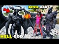 Franklin Found HELL GOD To Trap DEVIL GOD and DEVIL QUEEN in GTA 5 | SHINCHAN and CHOP