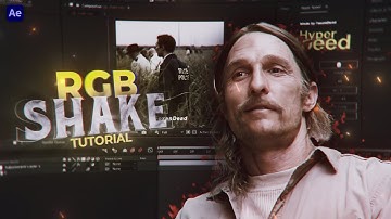 Smooth RGB twitch shake tutorial in After Effects (+Preset)