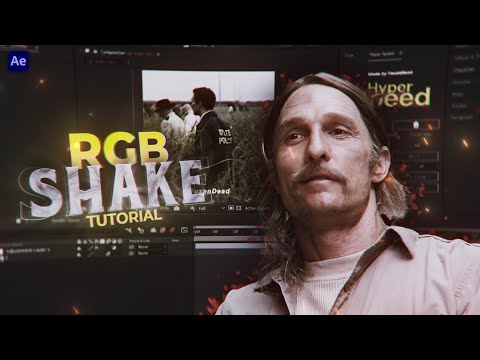 Smooth RGB twitch shake tutorial in After Effects (+Preset)