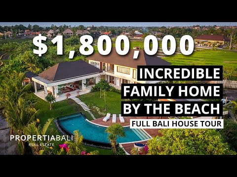 Luxury Bali Family Home Just Minutes Walk From The Beach!