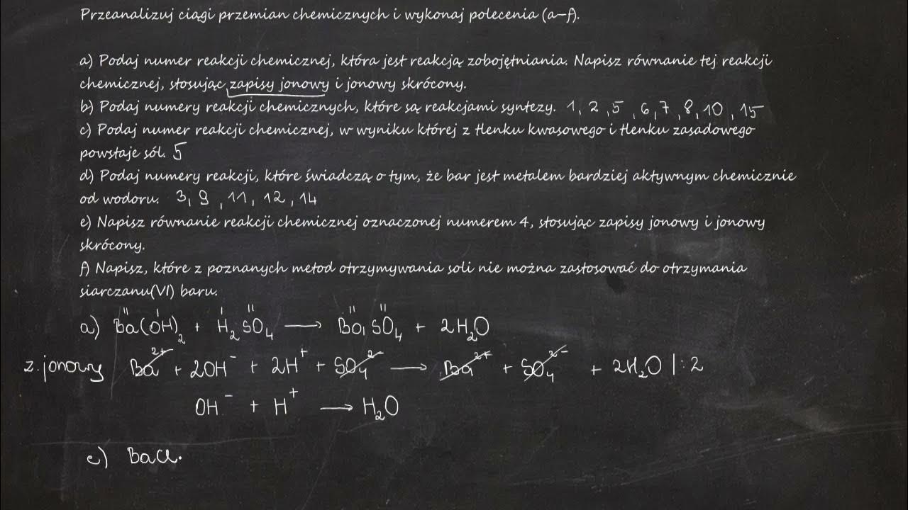 Podane Przemiany Aha Zakwalifikuj Do Zjawisk Fizycznych I Reakcji Chemicznych Przeanalizuj ciągi przemian chemicznych i wykonaj polecenia (a–f).a