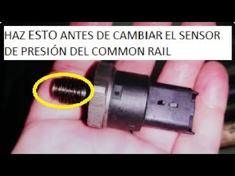 Comprueba esto ANTES de sustituir el SENSOR de PRESION de combustible que FALLA. SENSOR RAIL