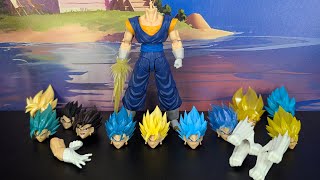 BY POPULAR DEMAND!! M-Unit / MP Studio 3rd Party Figuarts Vegito - Headswaps!!