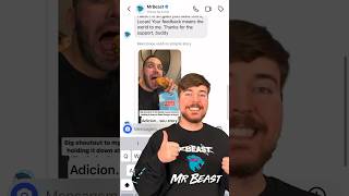 O Mr Beast postou uma foto mimha #mrbeast #beastburger