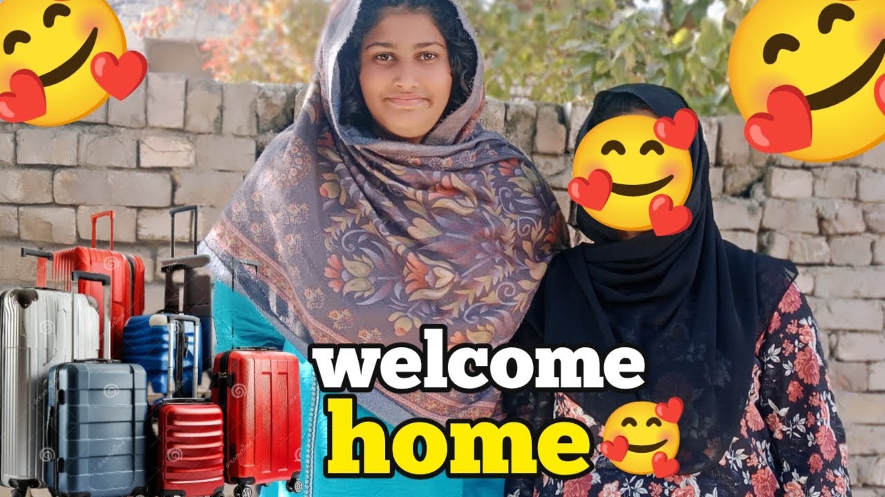 Aaj hamare ghar Aaye mehman welcome home 🏠🏠