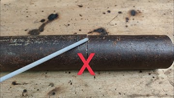 how to connect round pipe not everyone knows | welding tricks