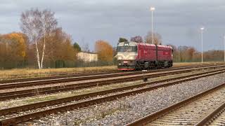 Тепловоз 2М62УМ-0119 на станции Кохтла/ Locomotive 2M62UM-0119 at Kohtla station