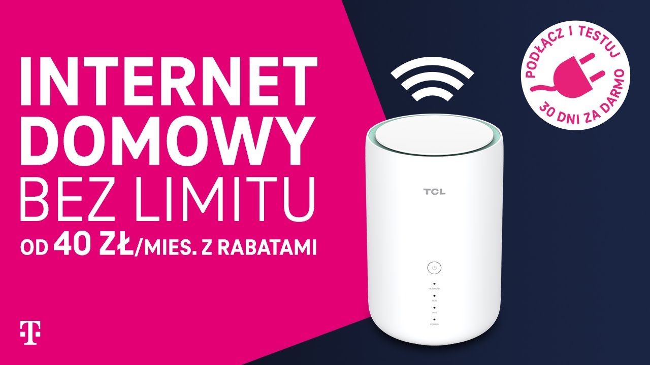 Internet domowy bez limitu od T-Mobile. Podłącz i testuj przez 30 dni za  darmo! - YouTube