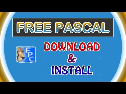 TUTORIAL DOWNLOAD DAN INSTALL APLIKASI FREE PASCAL IDE - YouTube