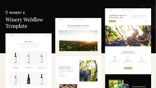 Winery X - Winery Webflow Template | BRIX Templates
