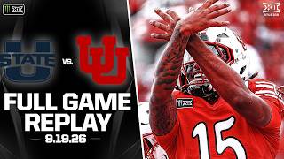 Utah State vs. #17 Utah Full Game Replay (9.19.26) | 2026 Monster Energy Big 12 Football