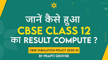 जाने कैसे हुआ Class 12th का Result Compute?  |  CBSE Tabulation Policy 2020-21