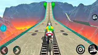 Super Bikes Racing Impossible Track Top Uphill | Bike Games | Bike 3D - Android Gameplay #49 screenshot 4