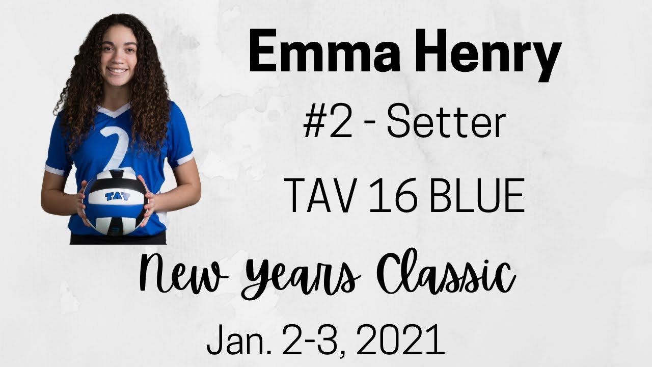 Emma Henry TAV 16 Blue; New Years Classic Highlights 2021 YouTube