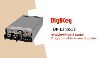 HWS3000G/GT Series Programmable Power Supplies from TDK-Lambda PIO | DigiKey