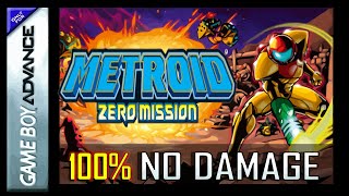 Metroid Zero Mission 100% No damage Completion Run (Hard Mode)