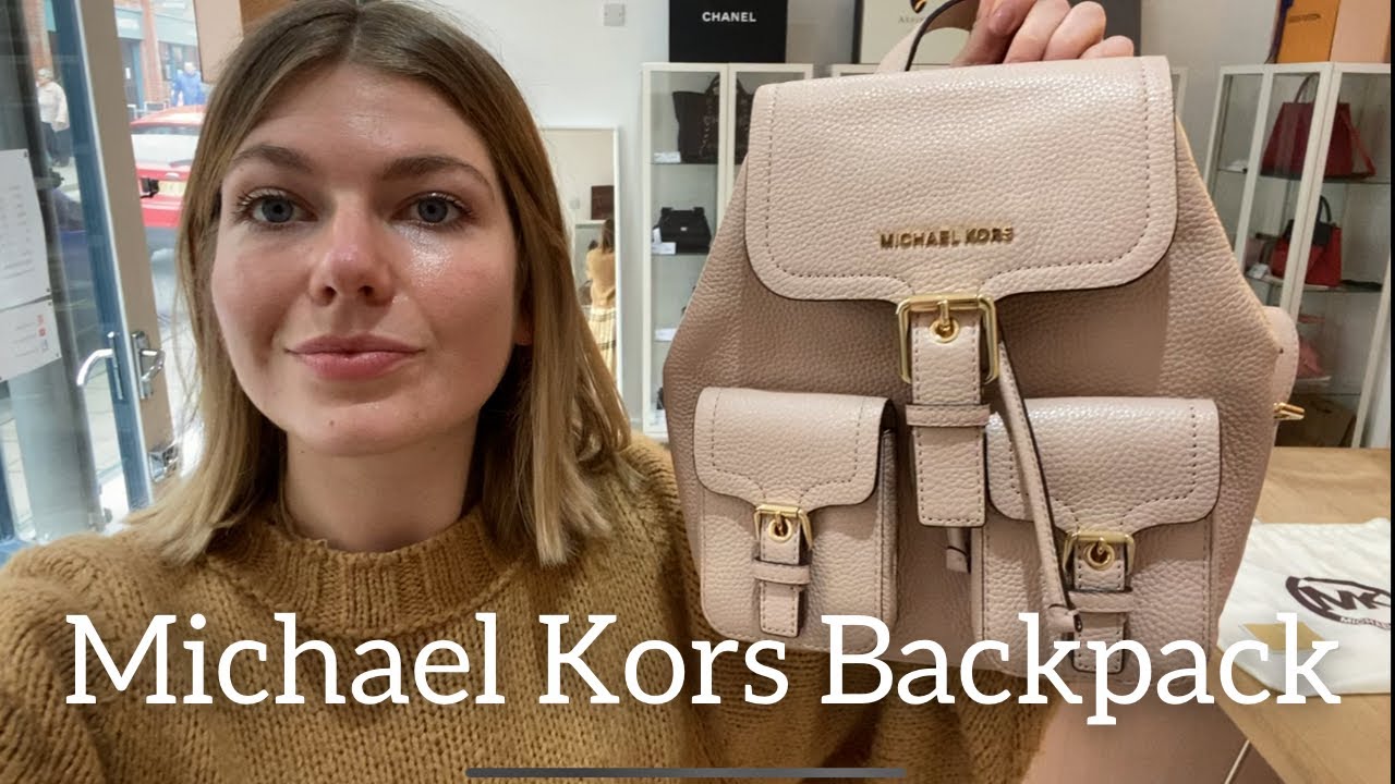 Michael Kors Backpack Review - YouTube