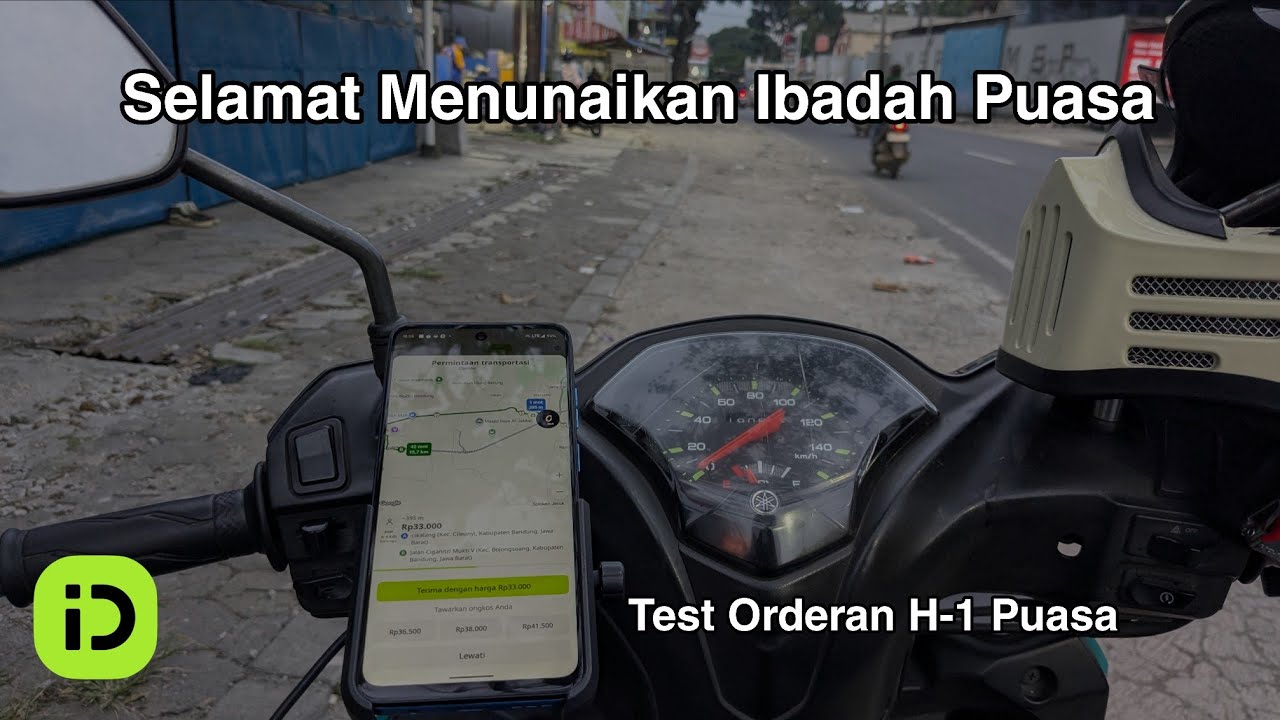 BANYAK TIP!🤲 Menjalankan Orderan Indrive di Munggahan H-1 Bulan Puasa