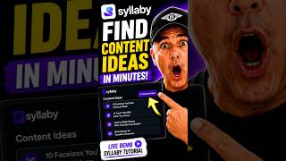 🤖 Syllaby Tutorial: Find Unlimited Content Ideas In Minutes