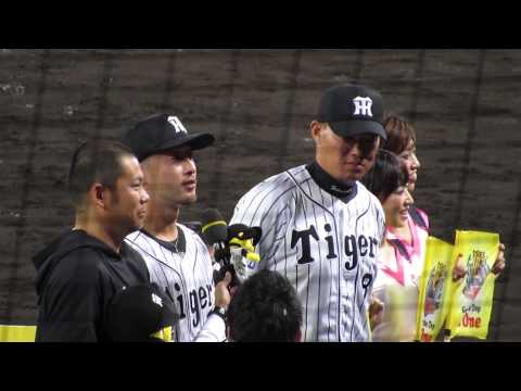 20150920 岩田投手、今成選手、福留選手ヒーローインタビュー