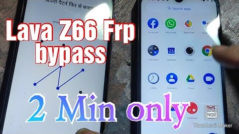 Lava Z66 Frp Bypass Without pc.Verify Pattern