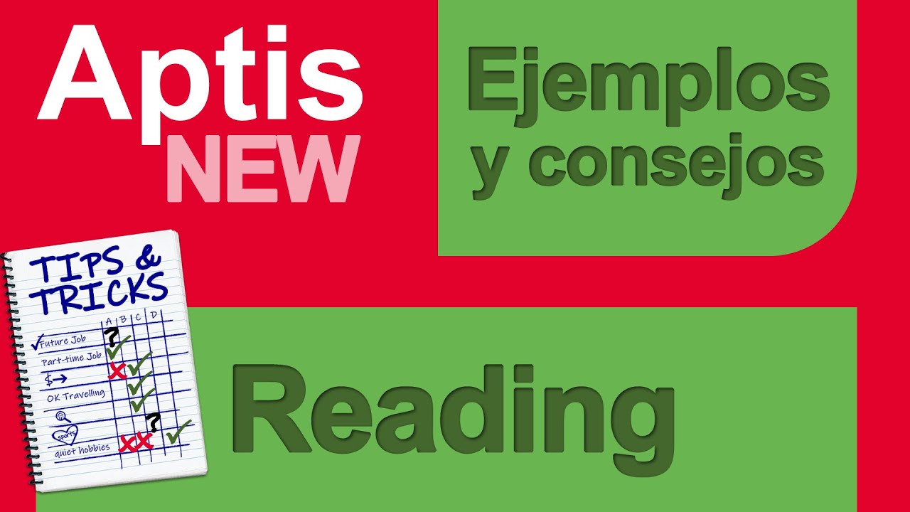 Ejemplo Reading Aptis - Vídeo 6 - Con explicaciones en Español