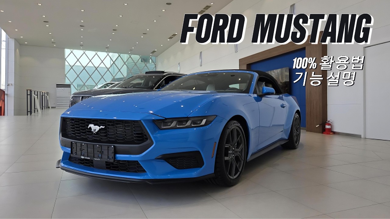포드 머스탱 사용 가이드 (7세대)ㅣ이거면 설명 끝ㅣ100% 활용법
