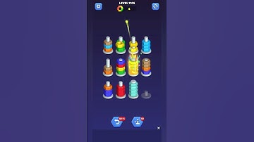 nut sort game/ level 1105 #shorts#ammycandycrush#gameplay#nutsort