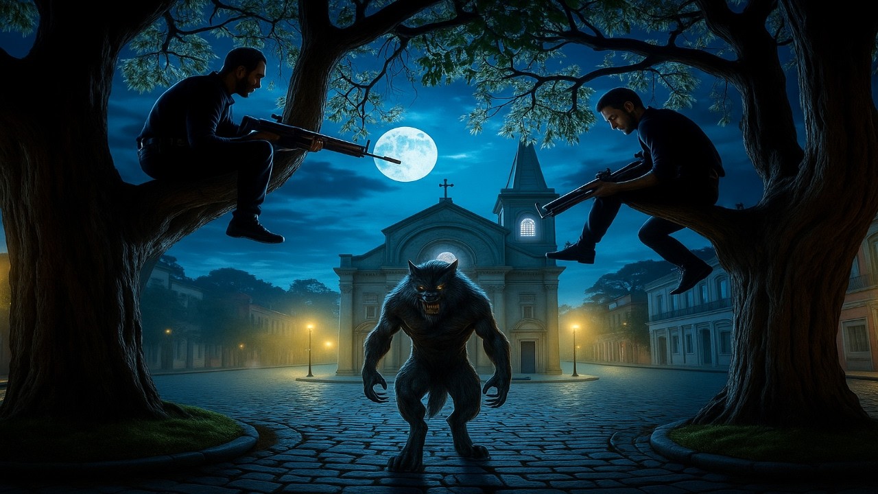 FICAMOS DE TOCAIA ESPERANDO O LOBISOMEM APARECER