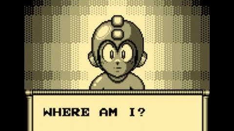 Mega Man V Game Boy - Intro and Title Screen.