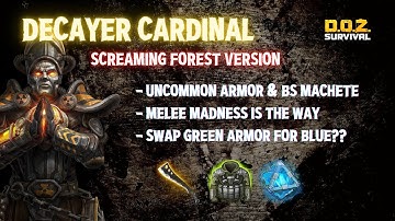 GREEN ARMOR & BS MACHETE VS SCREAMING FOREST CARDINAL? RAMBO KILL [D.O.Z. Survival]
