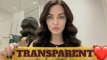 transparent dress tiktok trend | what to wear under deep neck dress