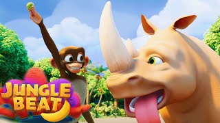 Rhino Wants The Ball! | Jungle Beat: Story Time | Munki & Trunk | Kids Cartoon 2024